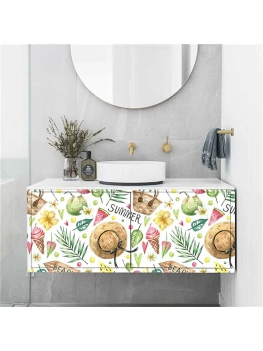 Summer Wallpaper Peel and Stick Wallpaper Vinyl Wallpaper